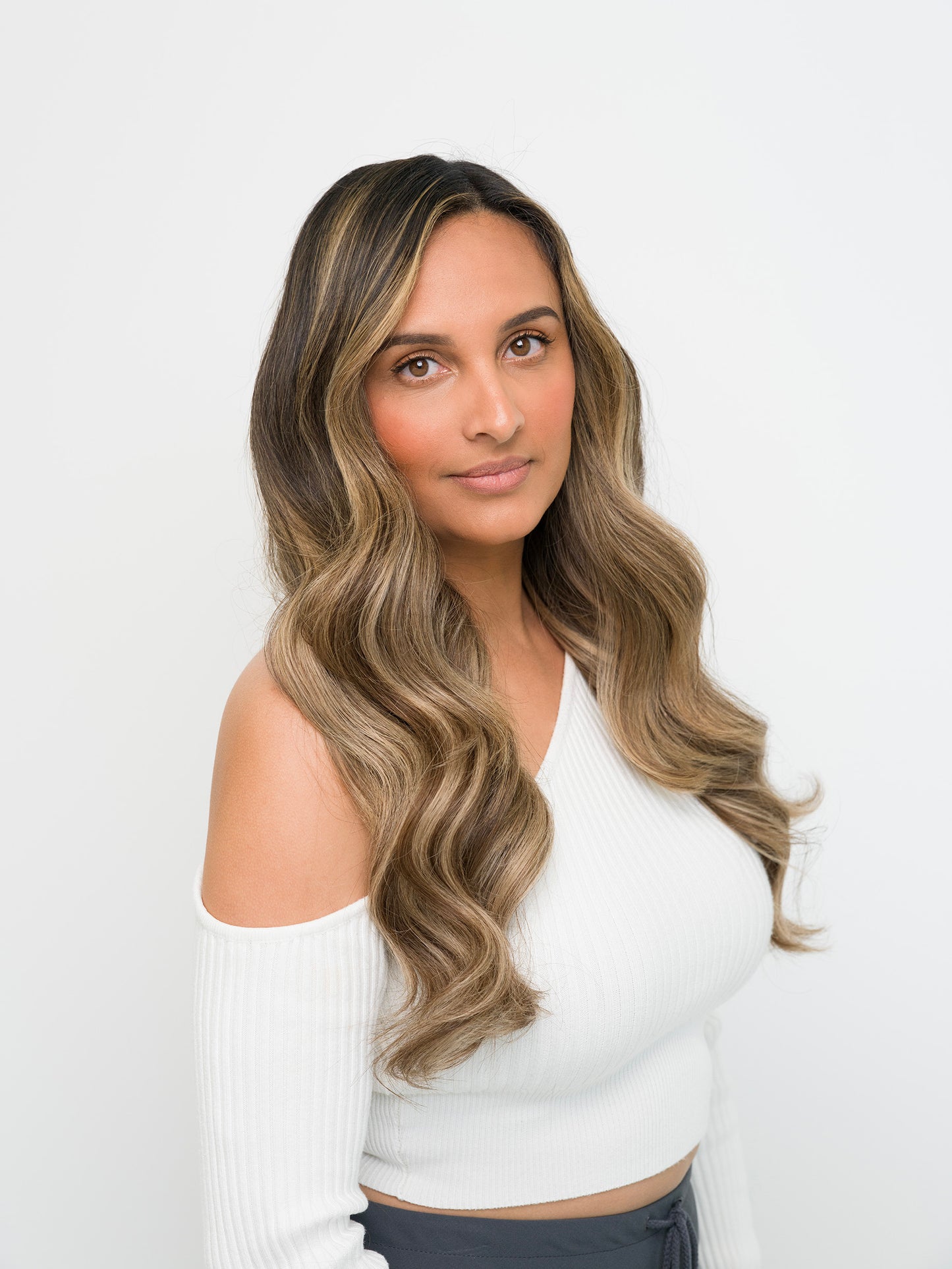 Dark Brown & Blonde Mix #BM - Muse DIY Tape-In Extensions (100% Remy Human Hair)
