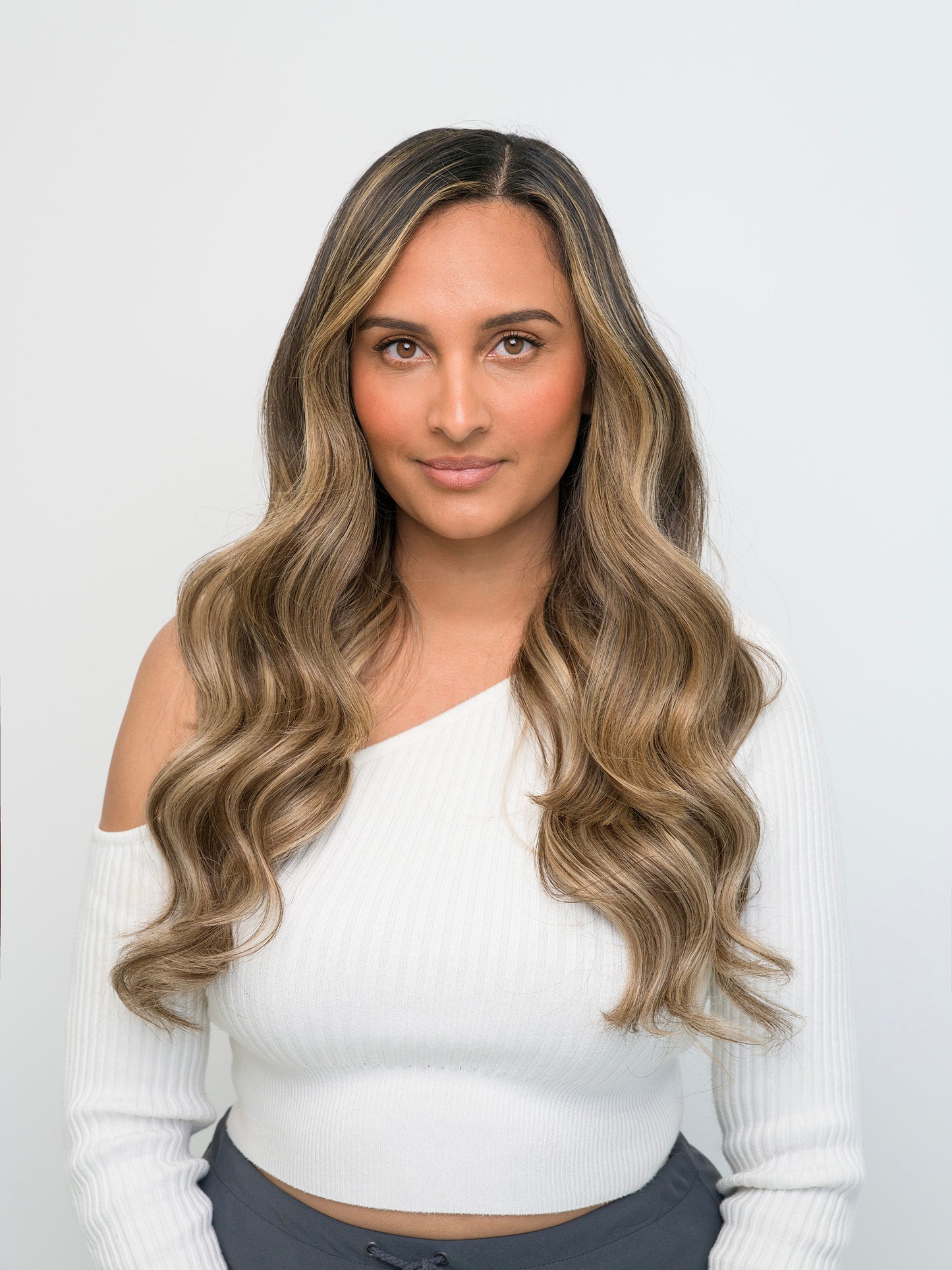 Dark Brown & Blonde Mix #BM - Muse DIY Tape-In Extensions (100% Remy Human Hair)