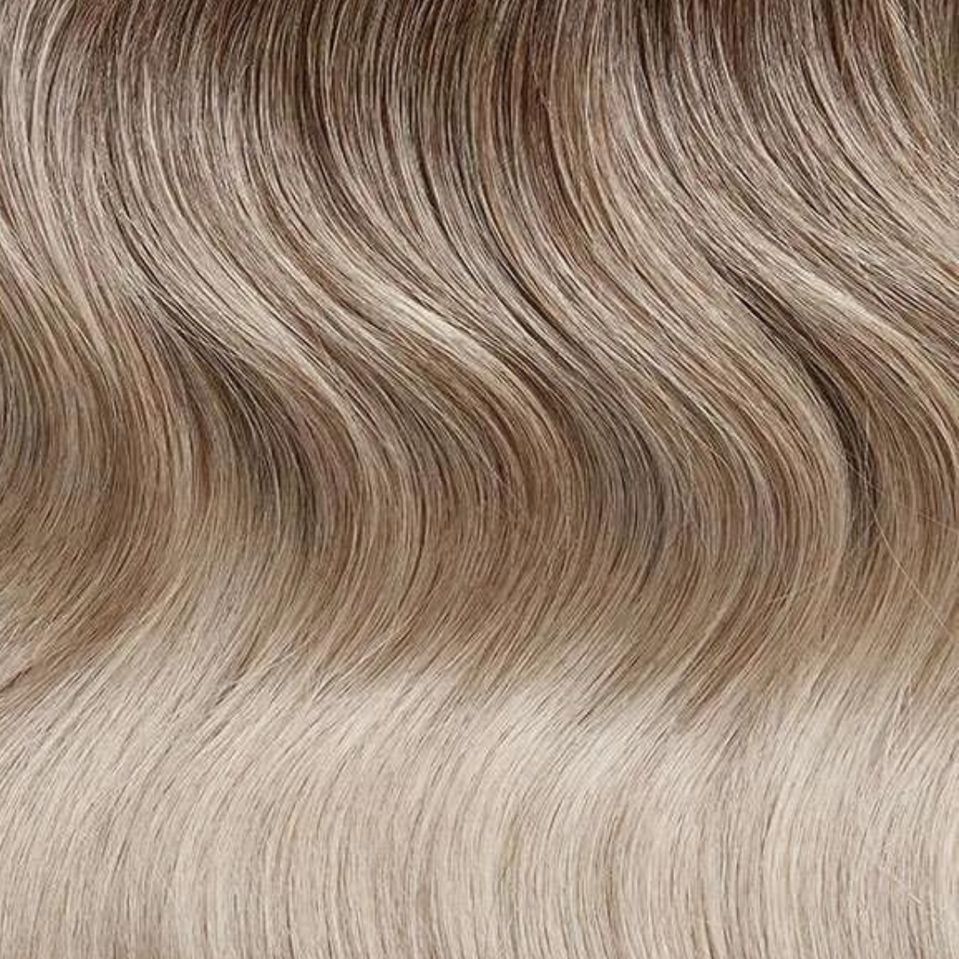 Muse DIY Tape-In Hair Extensions cappuccino root stretch – Natural Wavy Texture