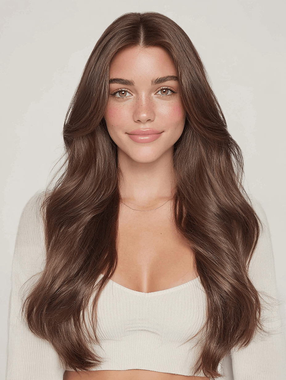 Cocoa Brown #4D - Muse DIY Tape-In Extensions (100% Remy Human Hair)