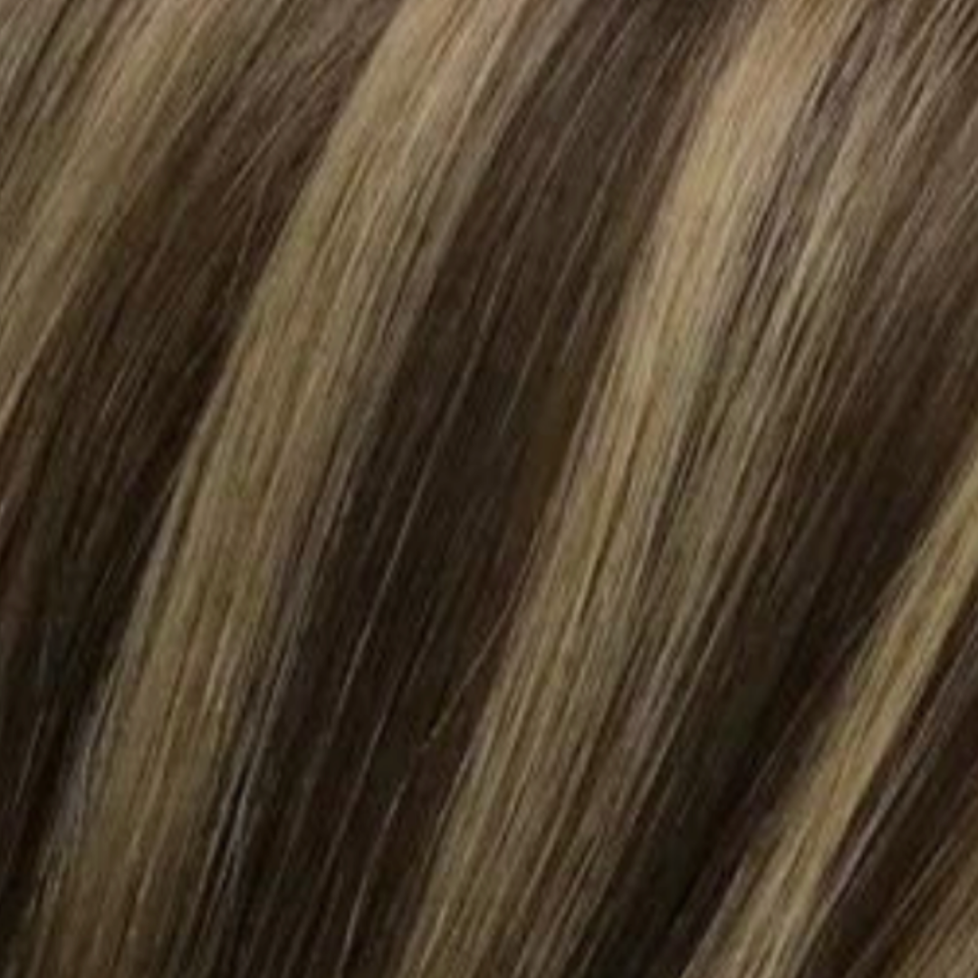 Extra Hair Extension Piece - Dark Brown & Blonde Mix 