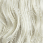 Soft flowing platinum blonde waves of Extra Hair Extension Piece - Platinum adding natural volume and shine