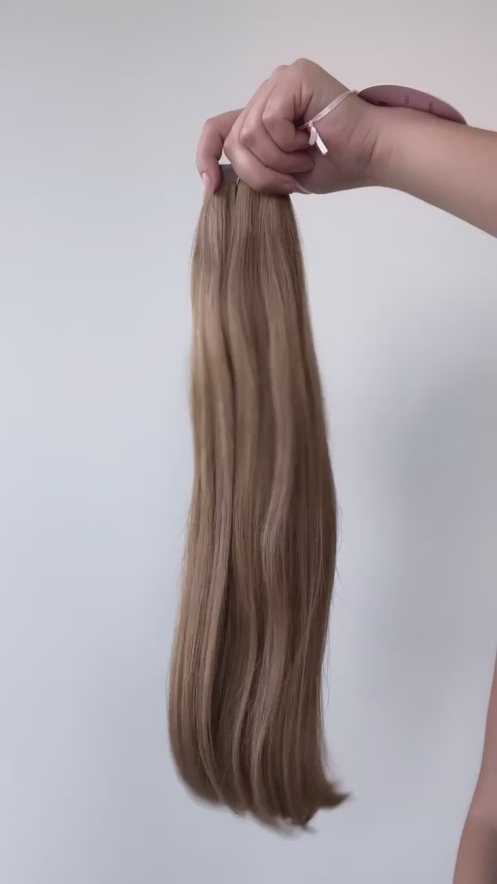 Medium Brown Highlights #6/10 - Muse DIY Tape-In Extensions (100% Remy Human Hair)