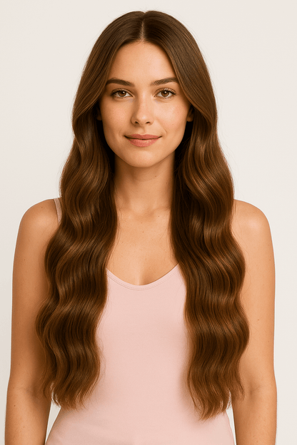 Medium Brown #4 - Muse DIY Tape-In Extensions (100% Remy Human Hair)